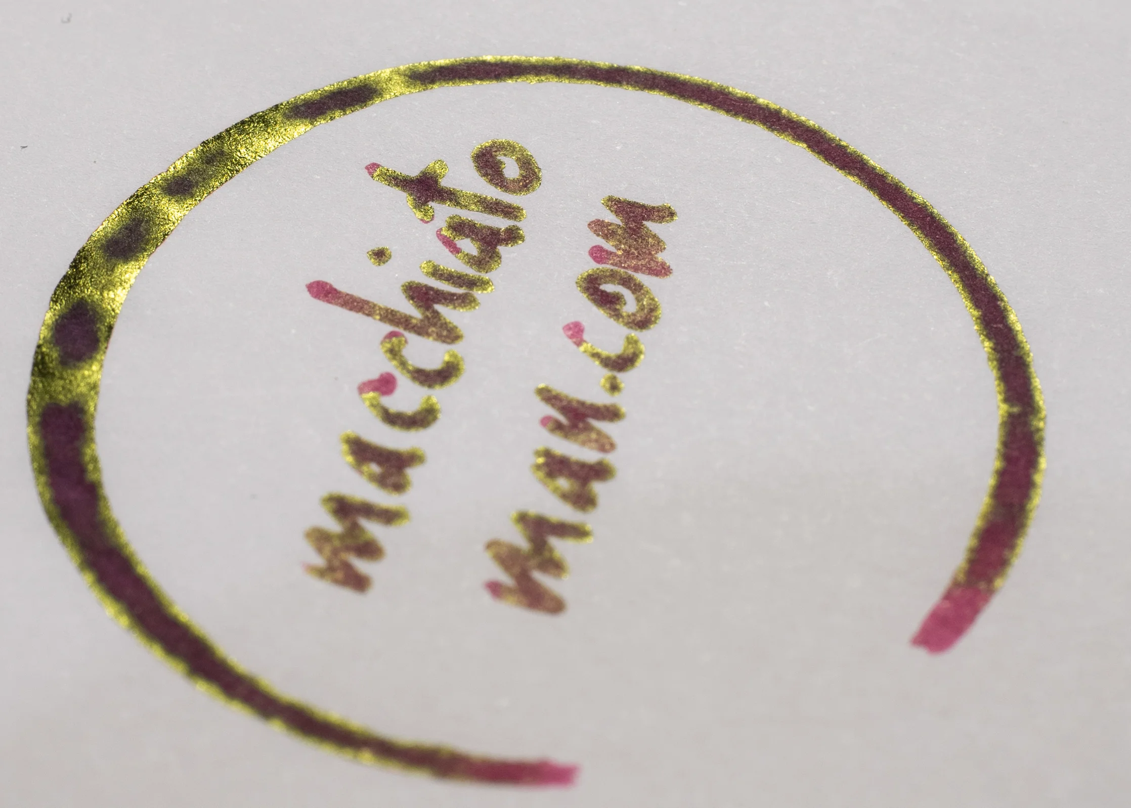 Ink Review: Hankyu Maroon — Macchiato Man